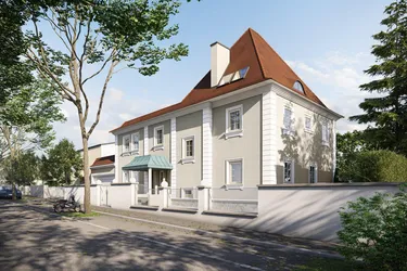 Große Villa mit gartenseitiger Poolhalle in Mauer