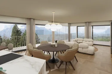 Exklusive Terrassen-Wohnung in Aussichtslage