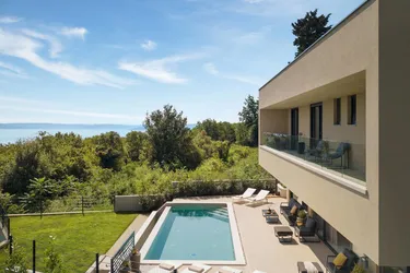 Moderne Villa mit Meerblick an der Ostküste Istriens