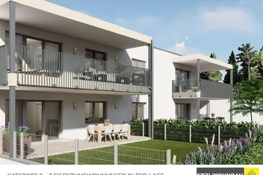 Moderne Neubau-Eigentumswohnung mit großem Garten! - schlüsselfertig ab € 392.500,-