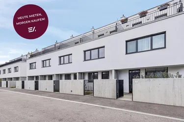 Miet-Kauf | Schlüsselfertig | Reihenhaus mit vielen Extras | Raumhöhe 2,75 m | offenes Treppenhaus | viel Außenfläche und Garten