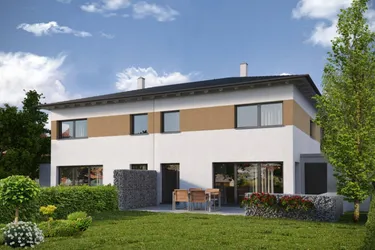 Doppelhaushälfte in Großdorf, Ried im Traunkreis