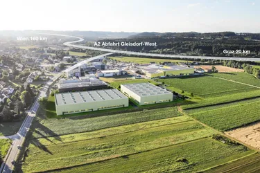 Perfekter Firmenstandort nahe Graz | 2,3 Ha Grundstück in Gewerbepark mit individueller Gestaltungsmöglichkeit