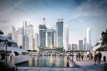 Ikonisches 1-Zimmer-Apartment am Wasser mit Panoramablick und erstklassigen Annehmlichkeiten