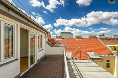 BÜRO: Dachgeschoss Maisonette mit Terrasse, mitten im 3. Bezirk!