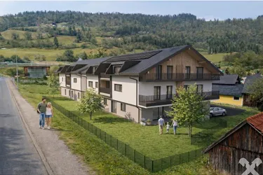Modernes Wohn- und Geschäftshaus "Am Ennsboden" in Pruggern