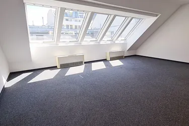KLIMATISIERTES 50 m2 Coworking-Büro, Shared Office, 1 Zimmer, Gemeinschaftsküche, Tower-Server, 2 Toiletten, Siebenbrunnengasse