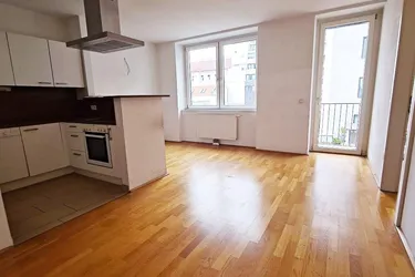 HUMBOLDTGASSE, U1 NÄHE, 76 m2 Neubau inkl. 4 m2 Loggia, Wohnküche, 2 Zimmer, Parketten, Wannenbad, 2. Liftstock