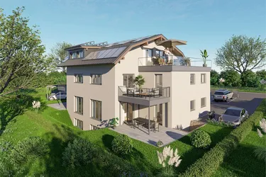 Neubauprojekt am Grünland! traumhafte 3 Zimmerwohnung mit Balkon in Wals/Käferheim 