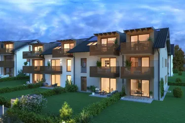 Ortszentrum Hallwang - ansprechende 3 Zimmer Erstbezugs-Gartenwohnung mit großzügigem Garten!