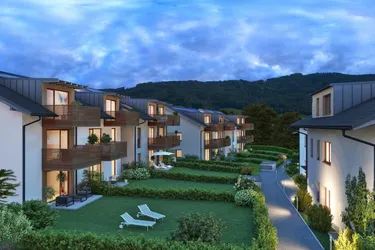 Ortszentrum Hallwang - exklusive 4 Zimmer Erstbezugs-Dachgeschoss-Wohnung mit traumhaftem Ausblick!