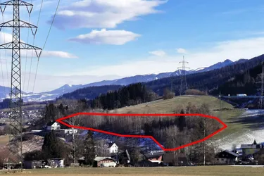 5.500m² attraktives Freiland direkt anschließend an gewidmetes Bauland