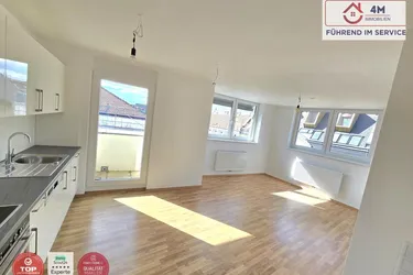 4-Zimmer DG Neubauwohnung mit Freiflächen und Weitblick auf die Gloriette in zentraler Lage/ U3 Nähe !