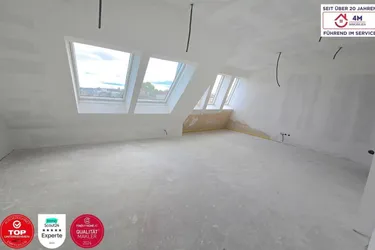 Exklusive 3-Zimmer-Dachgeschosswohnung mit Terrasse und 36m² Dachterrasse im Erstbezug!