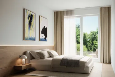 Ihr Neues Zuhause im Grünen: Nachhaltige 3-Zimmer Neubauwohnung mit großzügiger Außenfläche