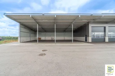 Überdachter Stellplatz für LKW, Wohnwagen, Auto, Boot, Oldtimer etc.