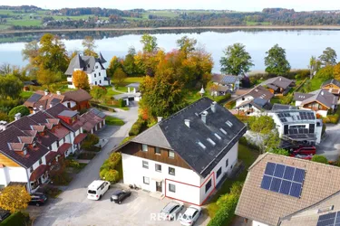 Garconniere in Mattsee - Gemeinschaftsgarten mit Seeblick
