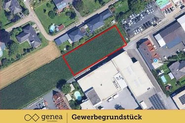 Voll aufgeschlossener Gewerbebaugrund in Hausmannstätten – asphaltierte Zufahrt