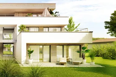 Genießen pur: Gartenwohnung mit Terrasse in sonniger Ruhelage - 3 Zimmer Erstbezug 