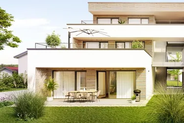 traumhafte Wohlfühllage: Erstbezugs Gartenwohnung - 3 Zimmer 