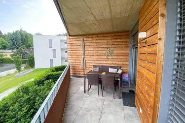 2-Zimmer Neubauwohnung mit Balkon, Blick ins Grüne Nähe Straßganger Bad 