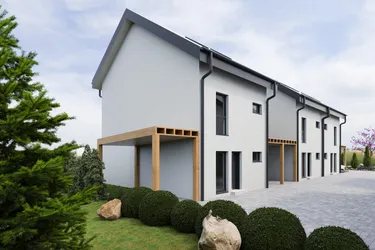 Expose SORGEN SIE MIT IMMOBILIEN VOR! Ein Doppelhaus und ein Einfamilienhaus - perfekt durchdachte Grundrisse - BAURECHT
