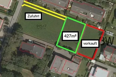 Baugrundstück mit ca. 427m² in sonniger &amp; ruhiger Lage in Feldkirch-Nofels!