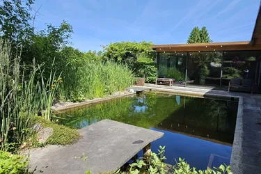 Einzigartiges Wohn- und Seminarhaus in Dornbirn mit großem Grundstück, Schwimmteich und Spa-Bereich!