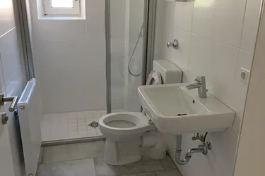 Neu, modern &amp; einzigartig - Wohnen mit Charakter in Steyr Münichholz! Umfassend sanierte 2 Zimmer-Wohnung mit außergewöhnlichem Grundriss, praktischem Abstellraum und Luxus-Badezimmer mit ebenerdiger Dusche!