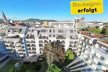 Zügiger Baufortschritt! "PILLmein" - 2 Raumwohnung mit 9 m² Loggia (Top 1.9)