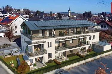 Henndorf: Neuerbaute Dachgeschoss-Garconniere mit Südterrasse!