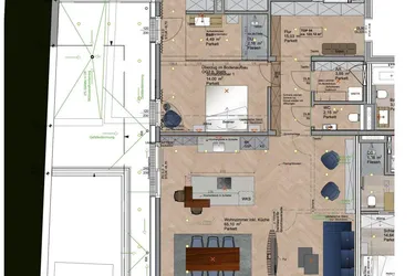 Bergheim: Luxuriös ausgestattete 2-Zimmer-Wohnung - ZWEITWOHNSITZ möglich!