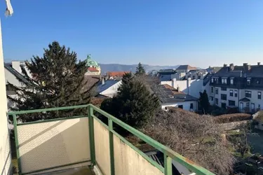 Zentralruhelage! Dachgeschoßwohnung 3-Zimmerum mit Balkon und Panoramablick 