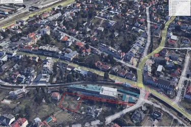 Schönes Baugrundstück in zentraler Ruhelage von Klosterneuburg Weidling mit Planung für 1 Doppelhaus zu verkaufen