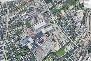 Attraktive Hallenfläche und überdachte Lagerfläche in zentraler Lage nahe der Salzburger Strasse in Traun/Linz zu vermieten
