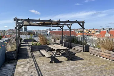 Repräsentatives Büro mit 9 Räumlichkeiten in direkter U-Bahn-Lage mit Dachterrasse