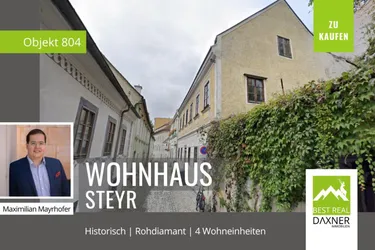 Expose Steyr: Historisches Stadthaus mit Potential zu verkaufen