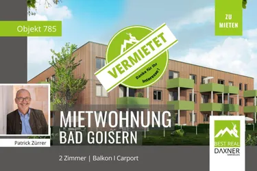 Expose Vermietet! 2 Zimmerwohnung zur Miete - Bad Goisern / Steeg