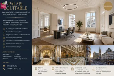Repräsentative Büro- oder Praxisfläche in Toplage beim Stephansdom