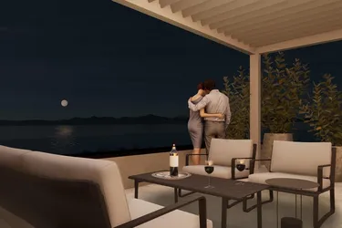 Kroatien - Stadtteil Diklo bei Zadar: Hochwertiges 4-Zimmer-Neubau-Apartment mit Meerblick / Barrierefrei (A1)