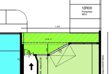 8435 Wagna/Leibnitz: Premium Lagerfläche (ca. 139 m²) mit Licht/Strom, beheizbar, Rolltor, ebenerdig, barrierefrei, WC (5b)