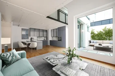Expose Erstbezug - außergewöhnliche Wohnung mit Innenhofbalkon - provisionsfrei