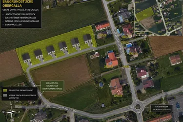 BAUGRUNDSTÜCKE IN OBERGRALLA I WA 0,2–0,4 I BIS ZU 346 M² BRUTTOGESCHOSSFLÄCHE MÖGLICH I ROTO IMMOBILIEN