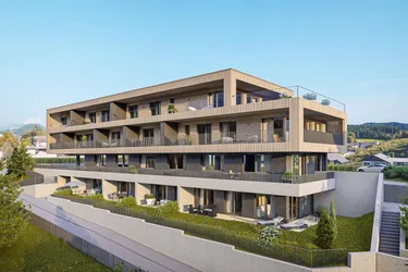 Sensationelle Panorama-Terrasse - 4-Zi. Penthouse-Wohnung im Dorf Domizil Kirchbichl zu verkaufen