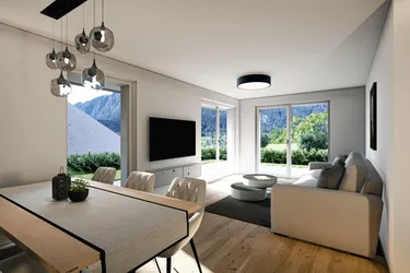 3 Zimmer Garten-Neubauwohnung im Dorf Domizil Kirchbichl zu verkaufen