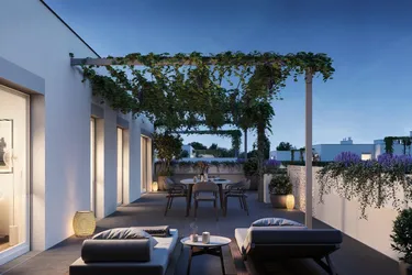 Expose 3-Zimmer Penthouse mit herrlichem Grünblick von einer knapp 200 m2 Dachterrasse!