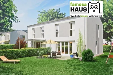 Provisionsfreie Doppelhaushälfte mit 96m² Wohnfläche, 54m² Keller, 245m² Eigengrund, Terrasse und 2 Parkplätzen. Wohnbaugefördert!