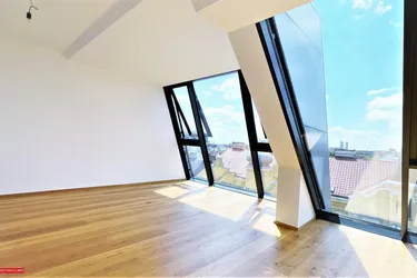 Expose TOPLAGE HOFSTATTGASSE - PENTHOUSE MIT 2 SONNENTERRASSEN - GRÜN- und CITYBLICK - RESTAURIERTES STILSCHLÖSSL - GARAGENOPTION