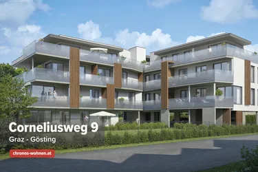 VERKAUFSSTART! Neubau-3-Zimmerwohnung mit West-Balkon in Ruhelage in Gösting!