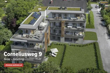 VERKAUFSSTART! Neubauprojekt in Ruhelage in Gösting! 2-Zimmerwohnung mit Westbalkon!